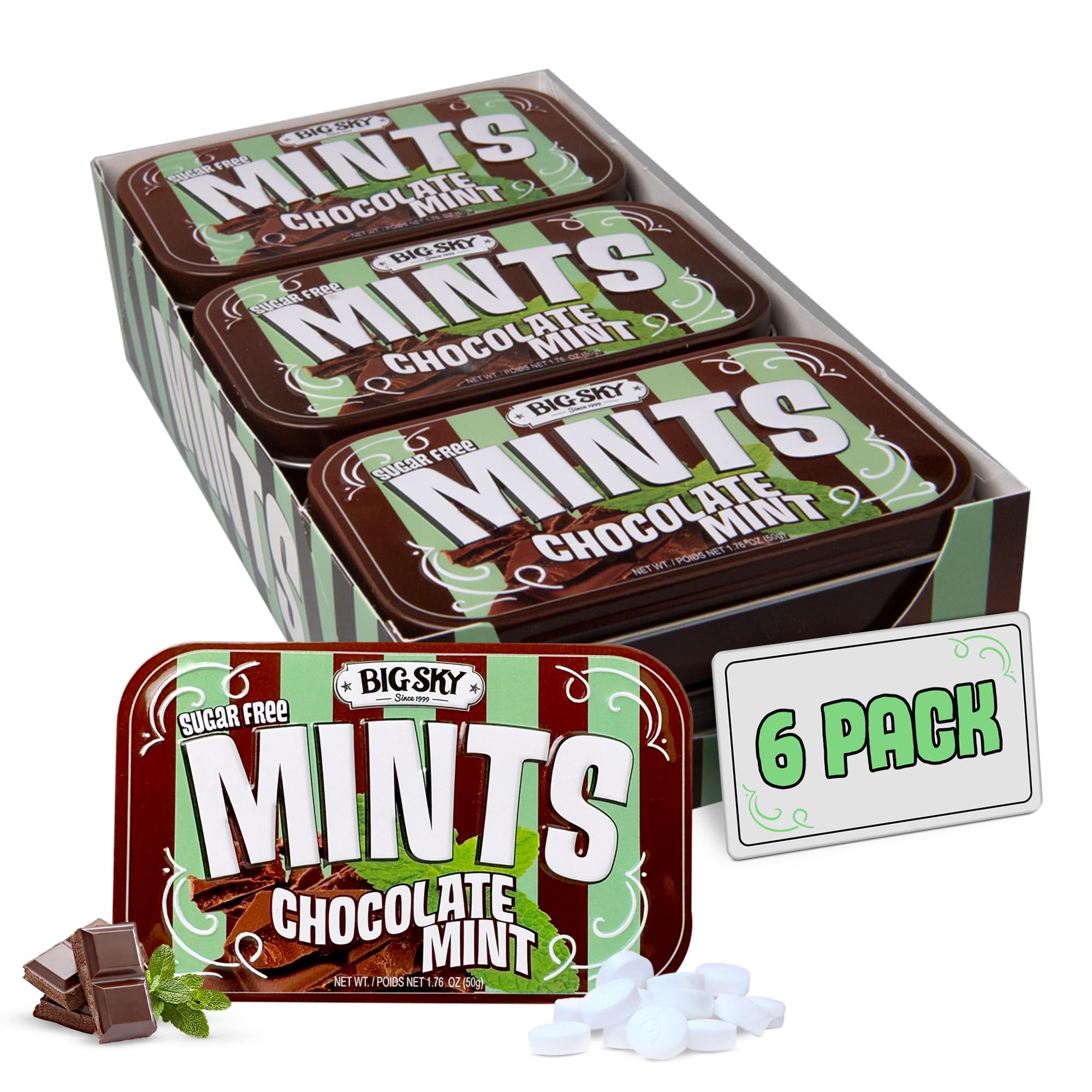 Big Sky Sugar Free Mints (Chocolate Mint)