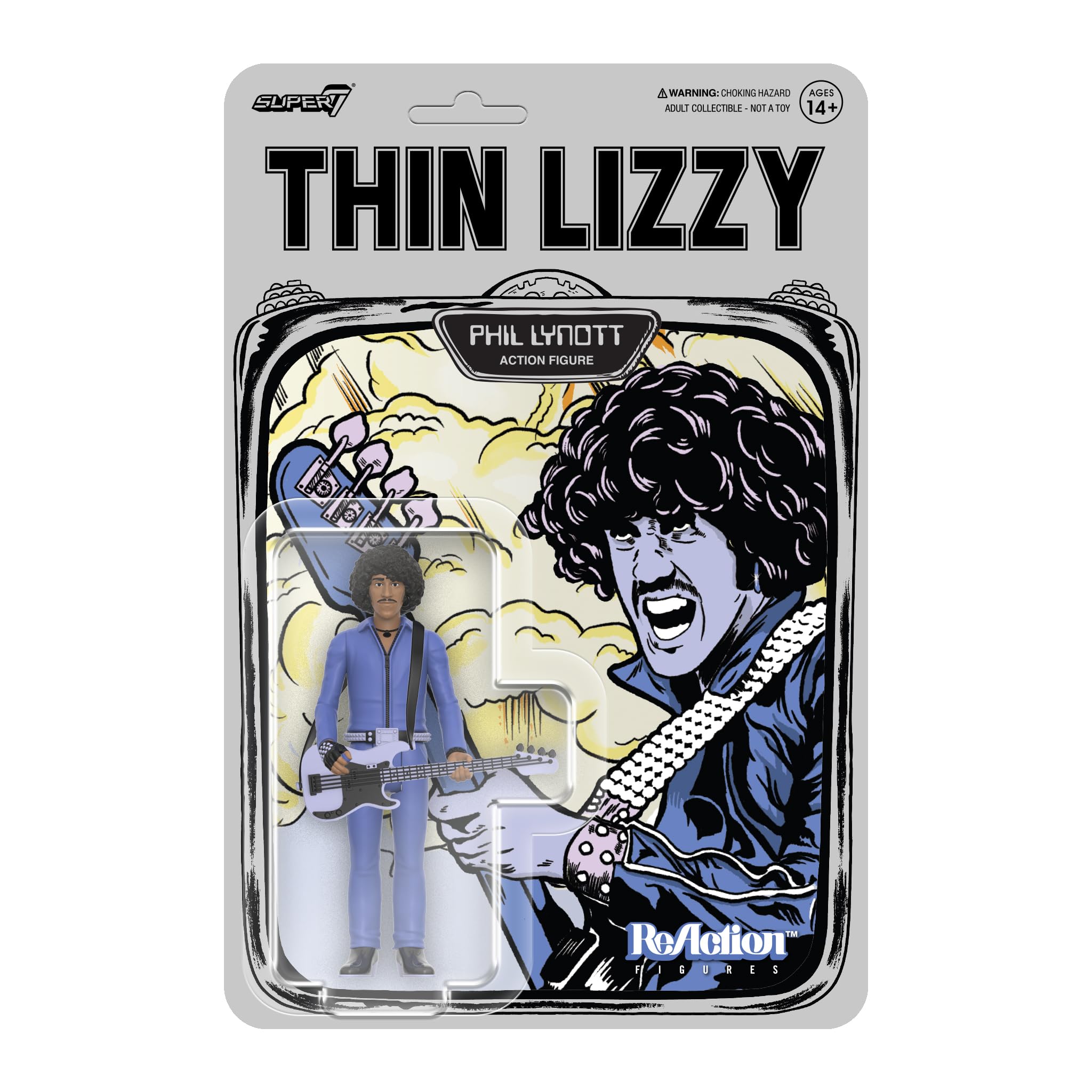 Amazon.com: Super7 Reaction Figure Thin Lizzy Phil Lynott