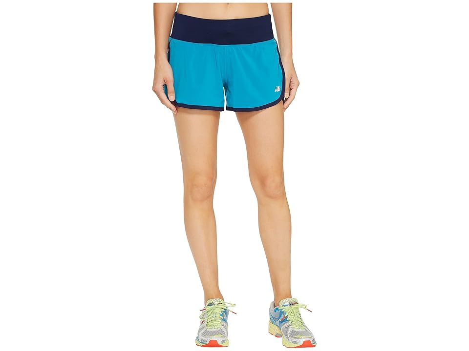 

New Balance Impact 3 Shorts (Deep Ozone Blue/Pigment) Women's Shorts