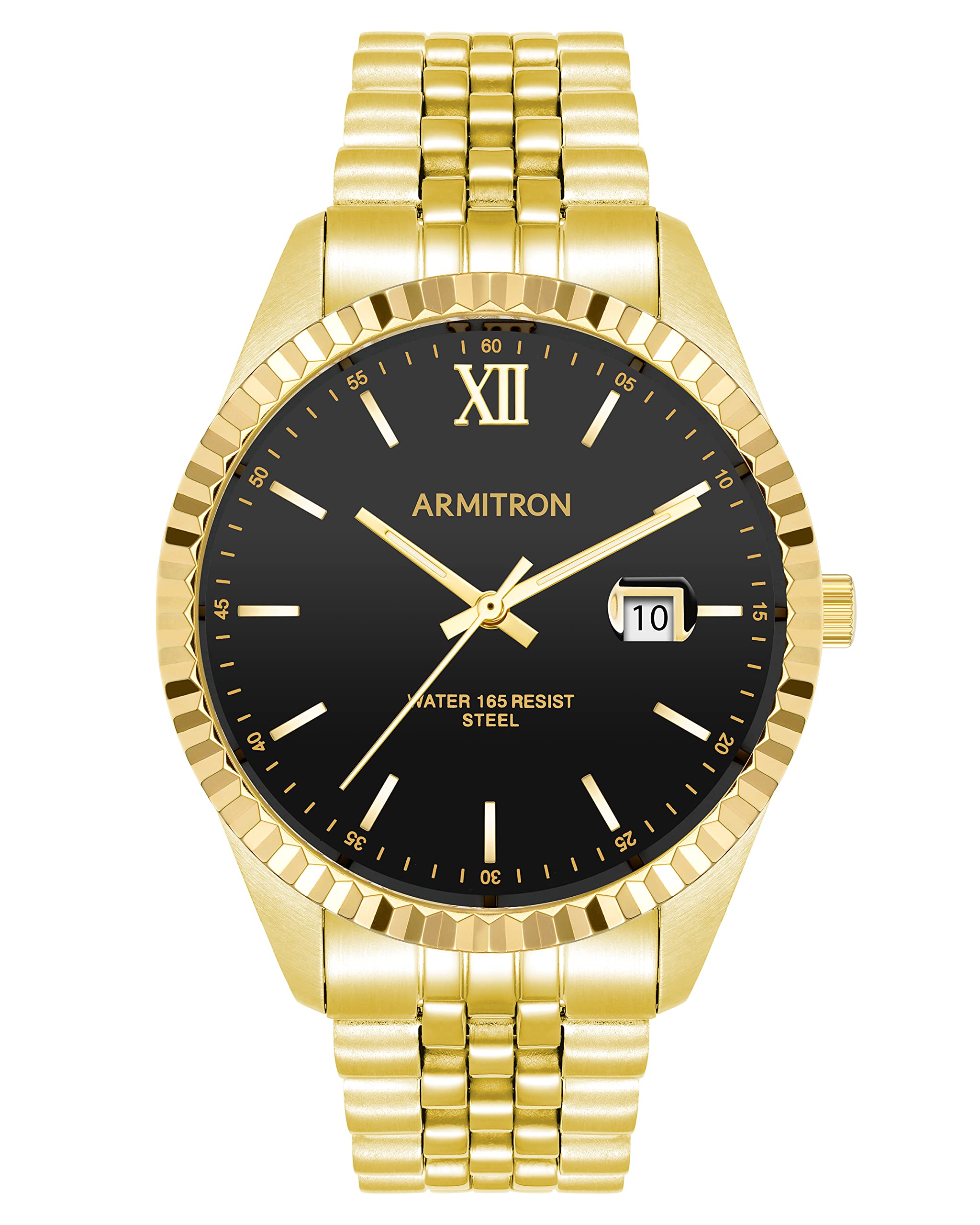 Armitron Men's Date Function Bracelet Watch, front view