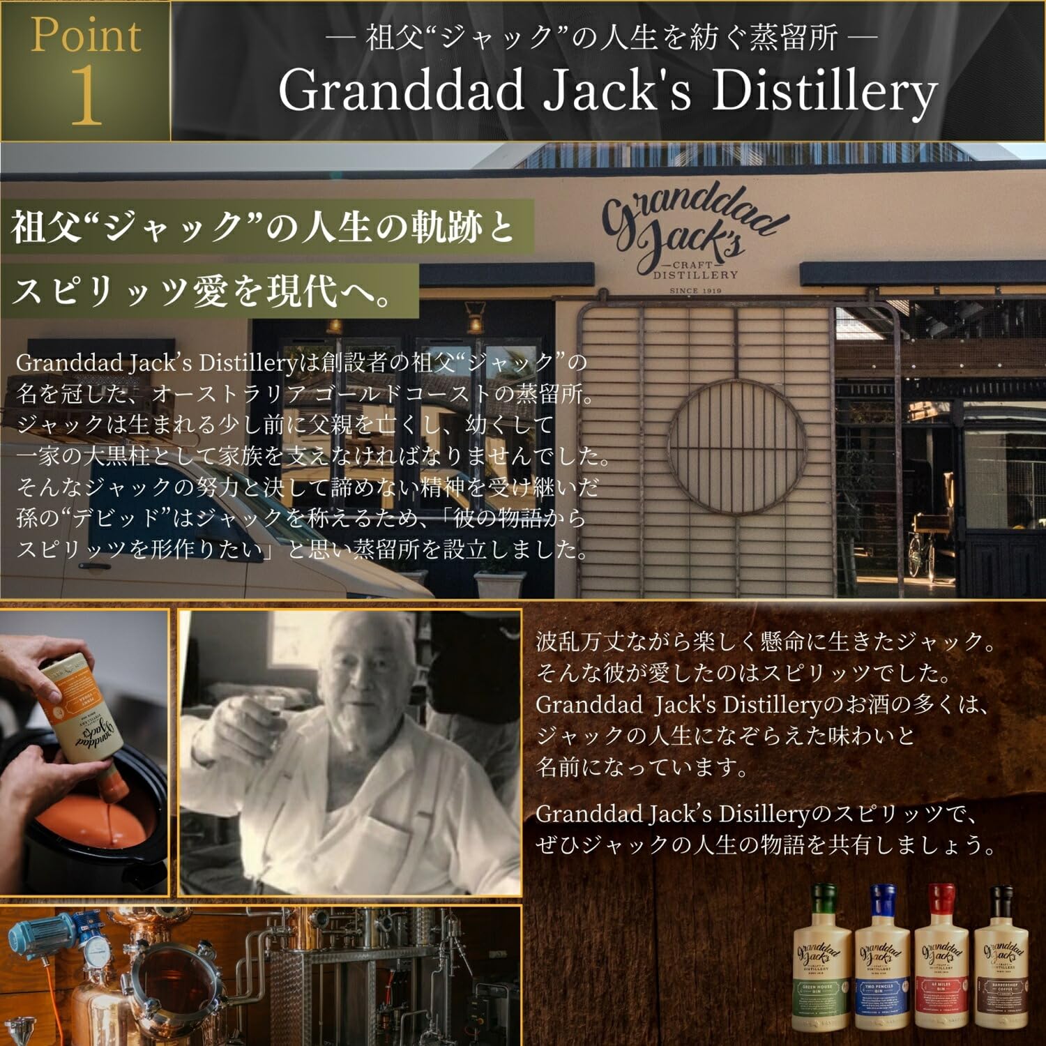 Amazon.co.jp: 【冷蔵便】Granddad Jack's グリーンハウス ジン