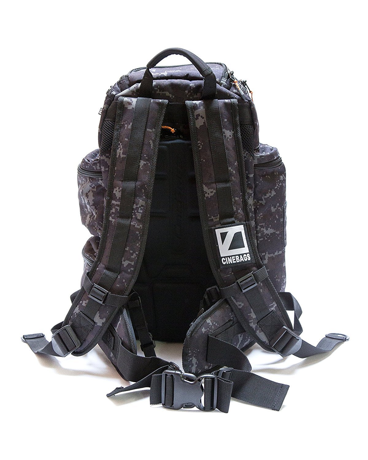 CineBags Tactical Camo Camera Backpack Case, Camouflage, Black