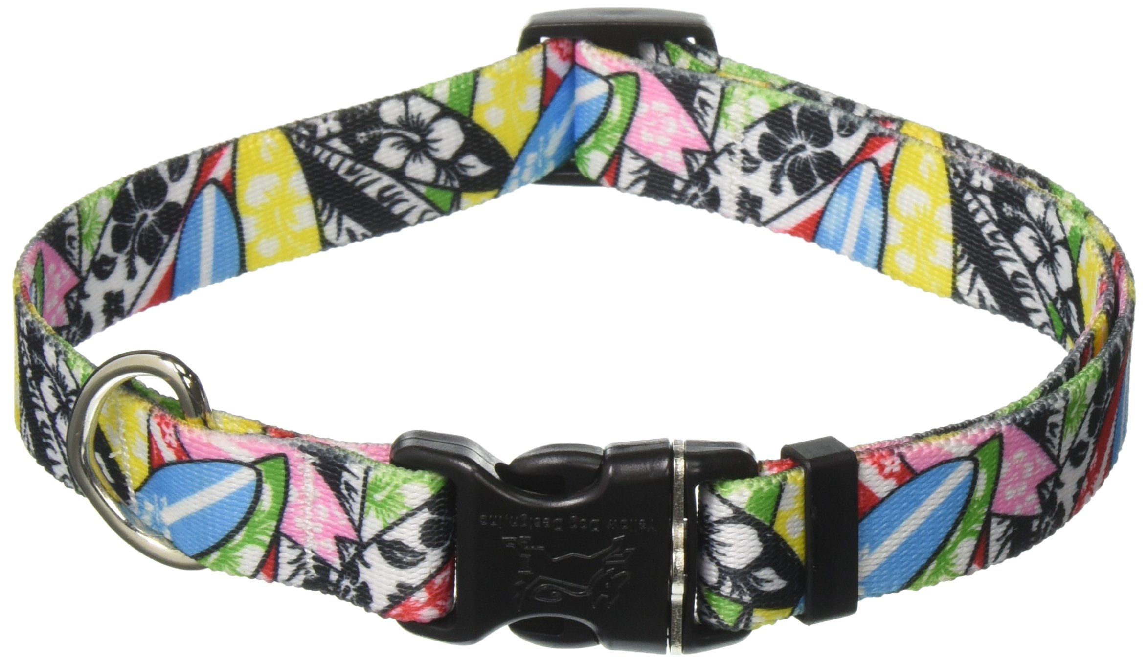 Yellow Dog Design Surfboards Dog Collar - Size Medium 14" - 20"