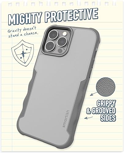 Miniatura 3 de Smartish funda protectora para iPhone 13 Pro Max, funda Gripzilla compatible con MagSafe, robusta y resistente, funda delgada y blindada con
