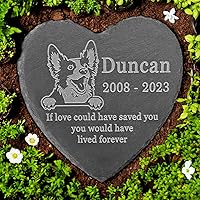 Vista 32 de Dachshund Memorial, Dachshund Memorial Stone, Pérdida de Dachshund, recuerdo conmemorativo de perro salchicha, en memoria amorosa perro salchicha