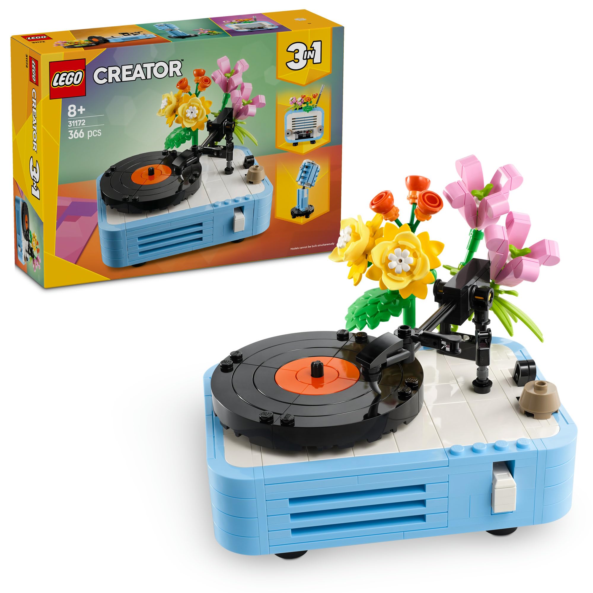 Amazon.co.jp: レゴ(LEGO) クリエイター 花とレコードプレーヤー