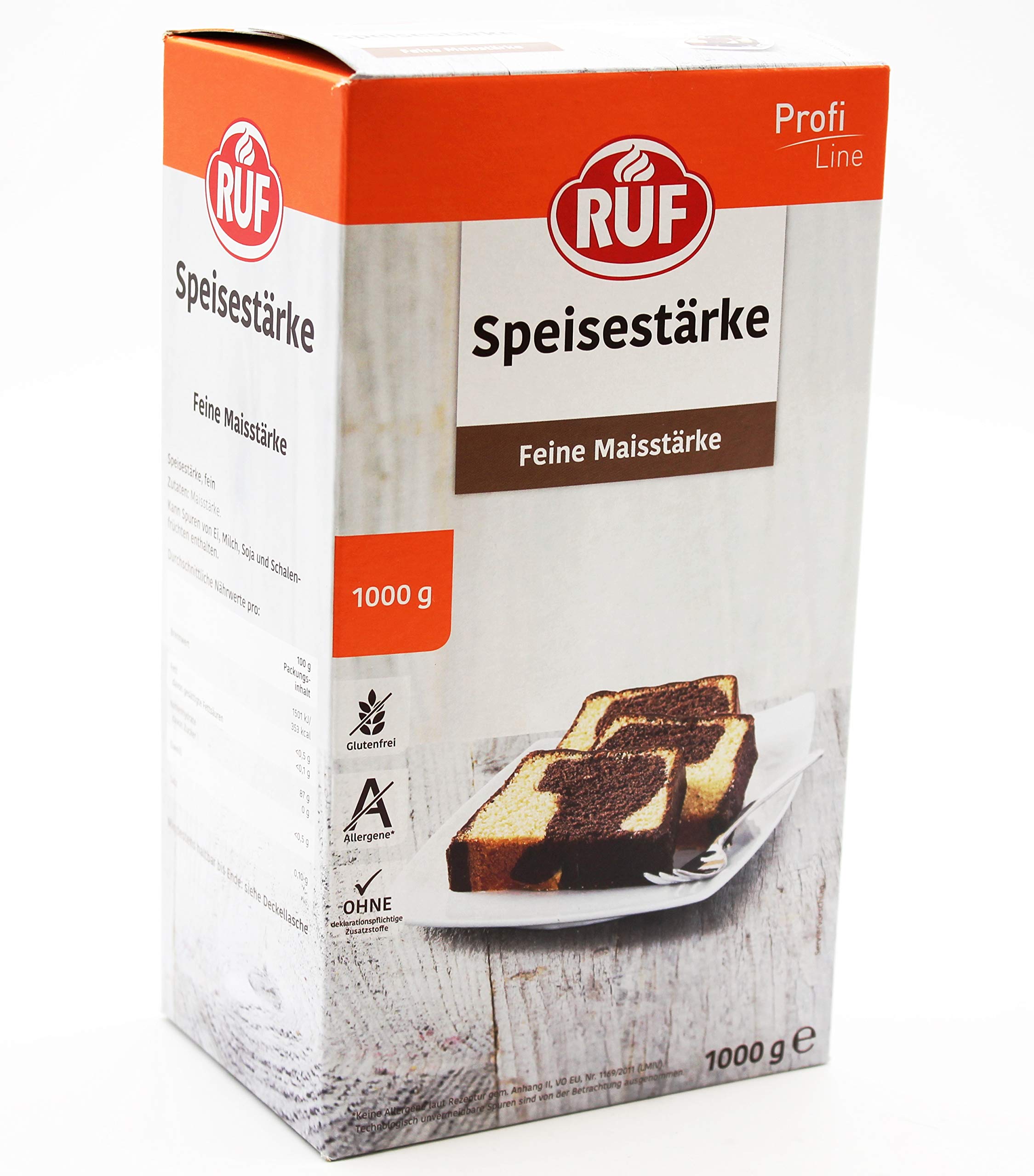RUF Speisestärke feine Maisstärke, 10er Pack (10 x 1 kg)