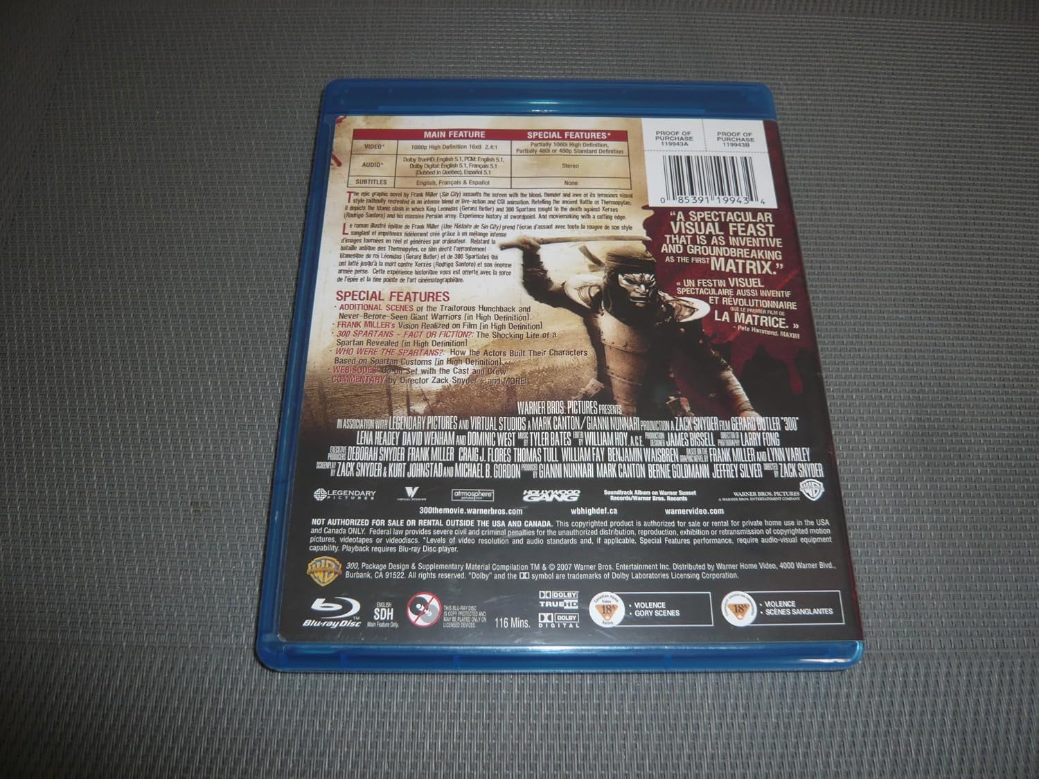 300 (Blu-ray) image 2