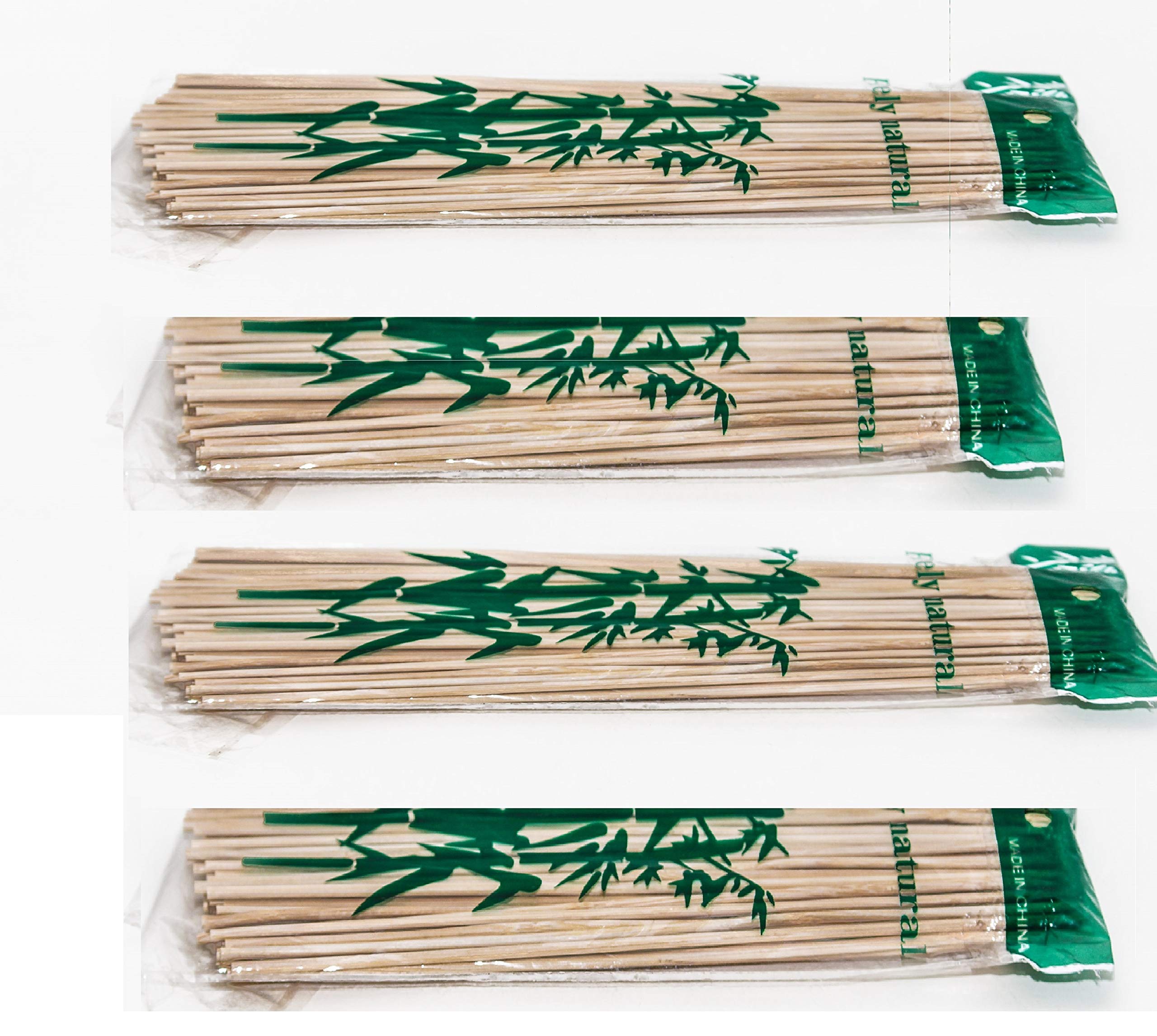 TWI-Ambassador Bamboo Skewer Round 8 inch Bar-be-que/Sathay Stick (Pack of 4 x 80) (4) (B082X47T5C) Amazon Price History, Amazon Price Tracker