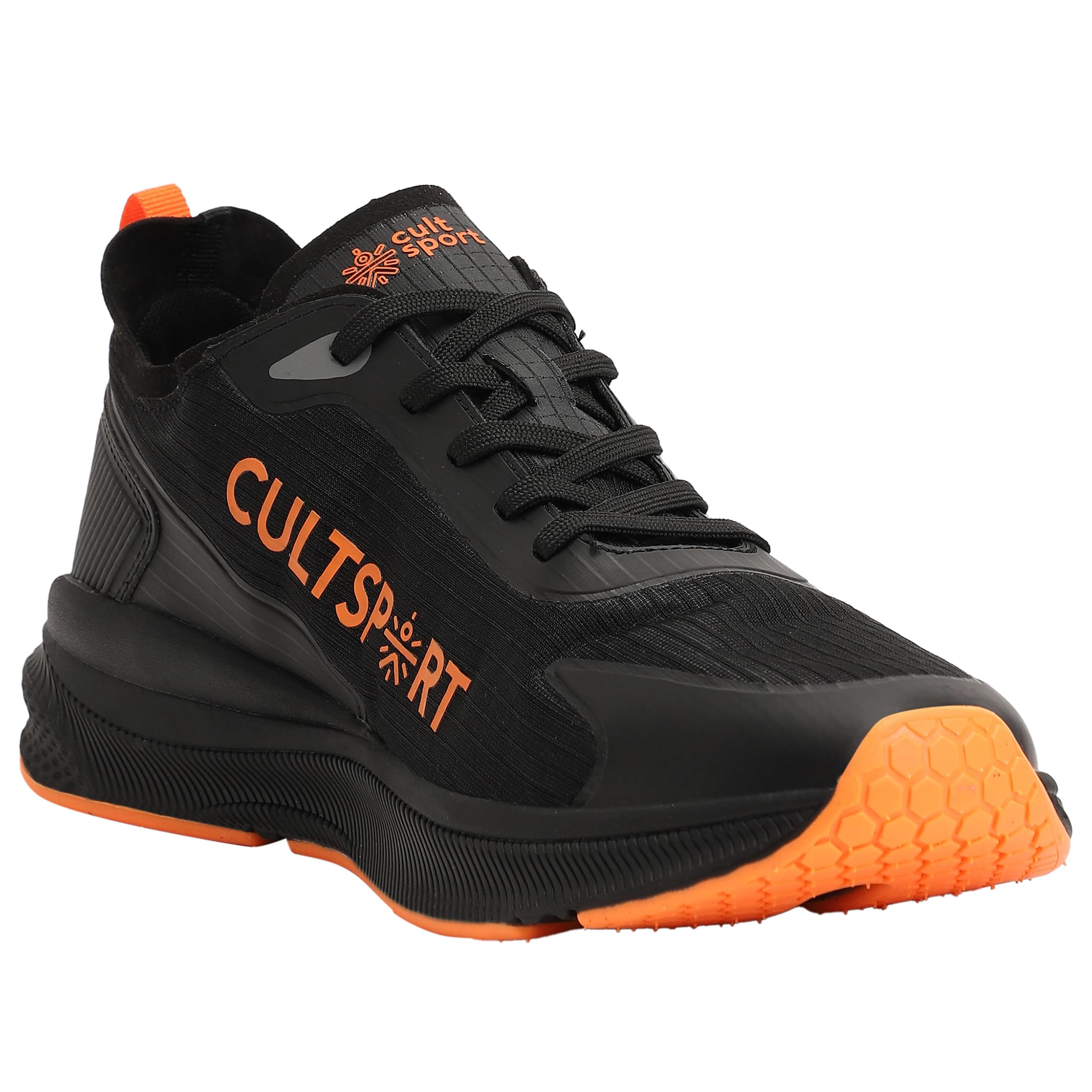 CULTSPORT Comfort Men Running Shoes | Breathable | Lightweight | Enhanced Cushioning | Multi-Directional Flexibility (CS702309UK11_Black_UK11) (B0C9MK233P) Amazon Price History, Amazon Price Tracker