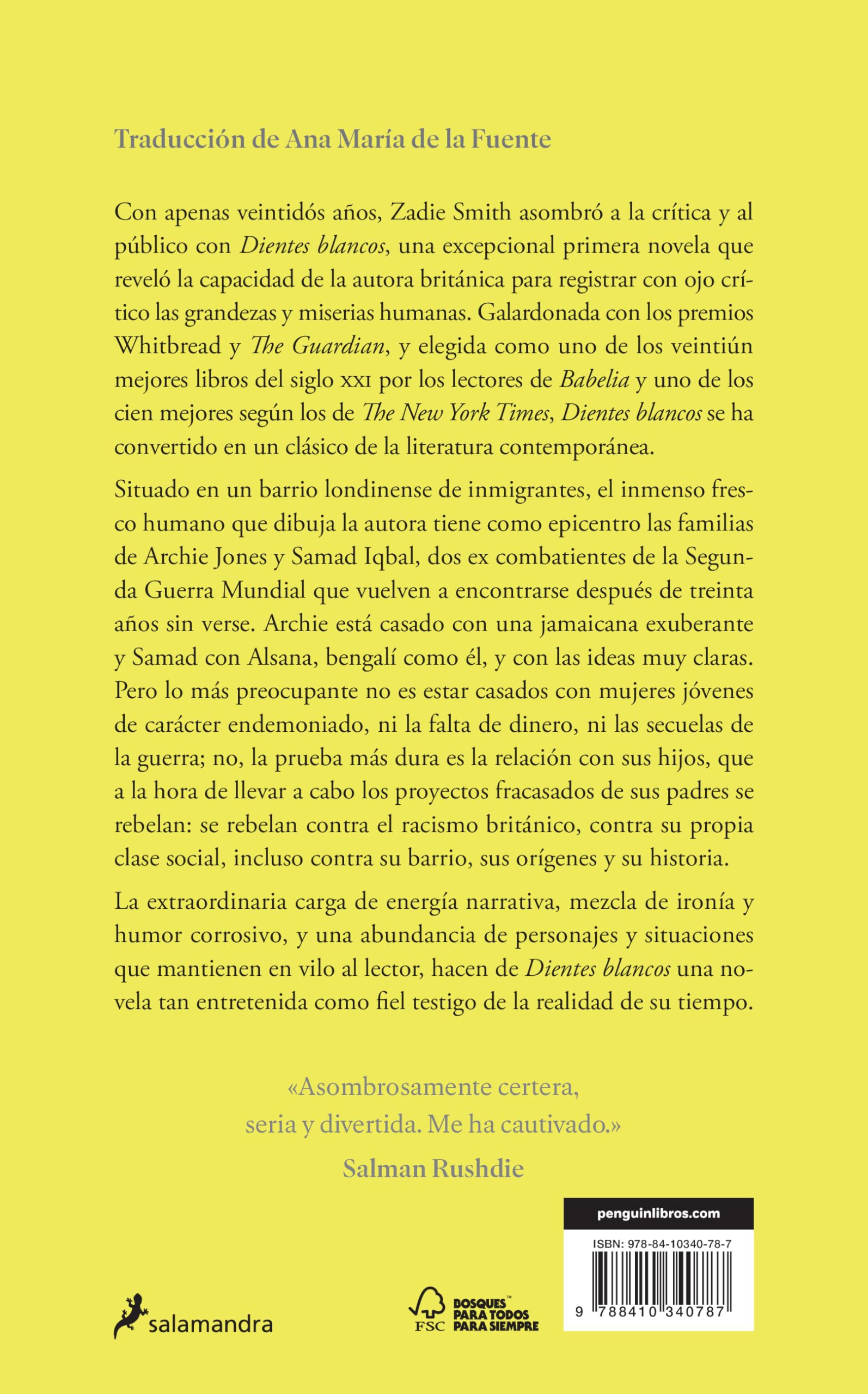 Dientes blancos (Salamandra Narrativa)