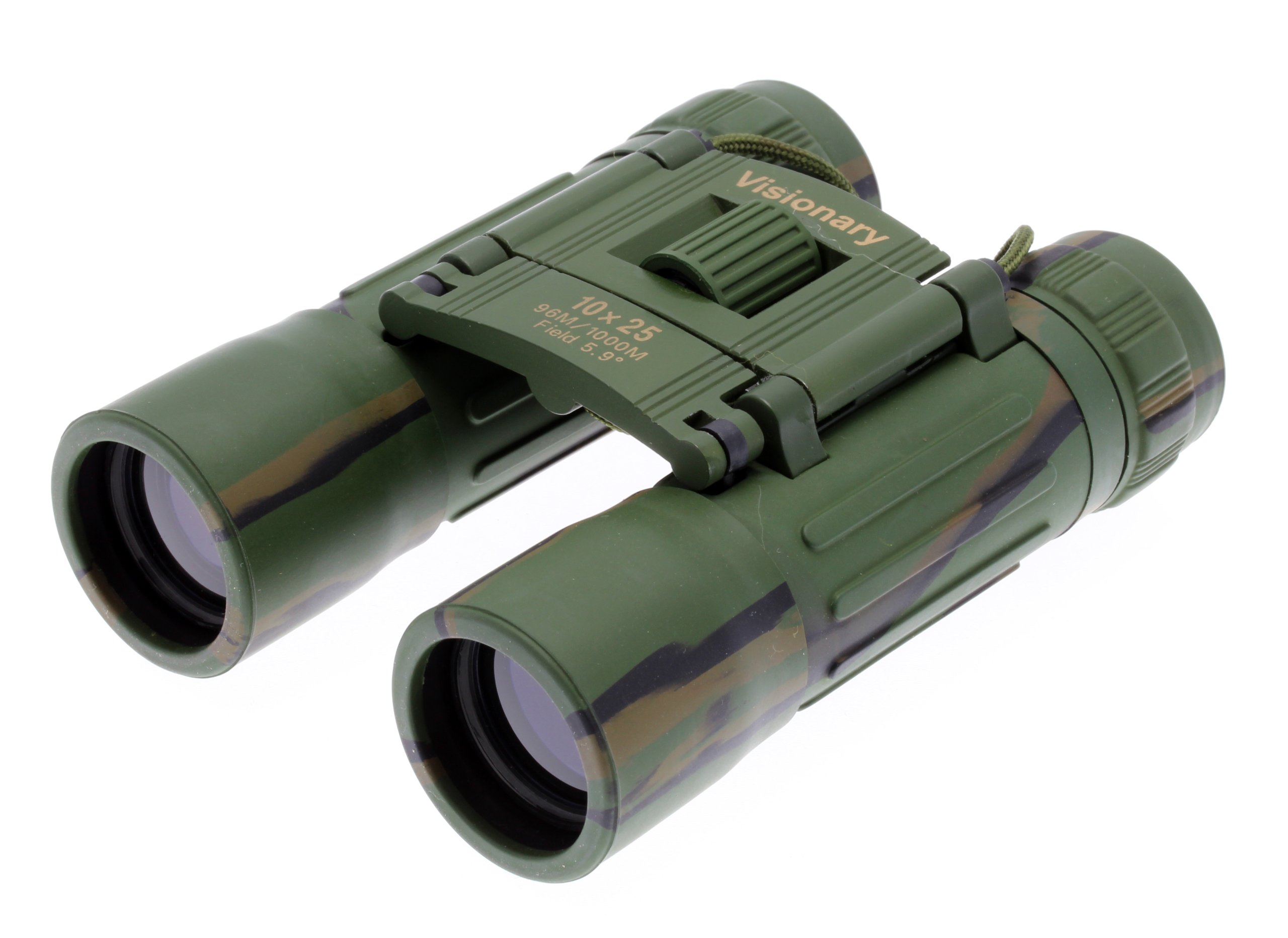 Visionary Light Dx Camouflage 10X25 Binoculars - Compact, Weight - Ideal For General Purpose/Birds/Nature