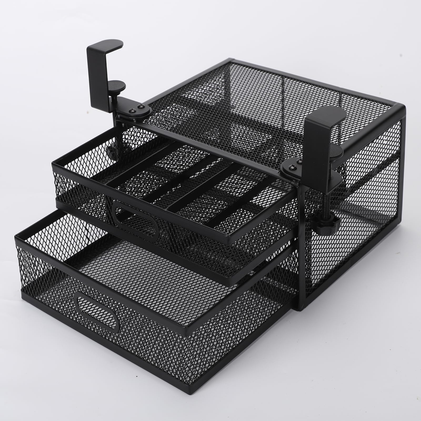 Amazon.co.jp: ROLIZOE デスク下収納ラック 机下収納2層の