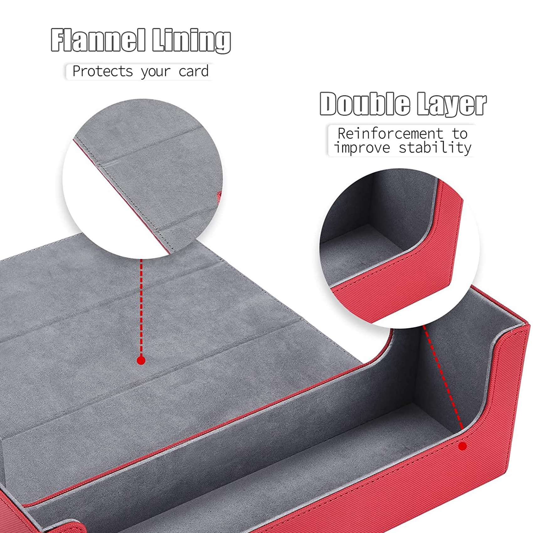 2 PièCes de Stockage Cartes à Chargement par Haut, BoîTes Rangement pour Cartes à Collectionner pour Plus 400 Cartes, BoîTes de Rangement à Chargement par Haut pour Cartes Magiques