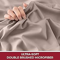 Vista 214 de Mellanni California King Fitted Sheet - Iconic Collection Bedding Sheets with up to 16 inch Deep Pocket - Soft & Cooling - Fade & Stain Resistant