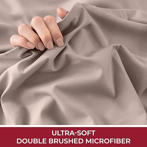 Miniatura 214 de Mellanni California King Fitted Sheet - Iconic Collection Bedding Sheets with up to 16 inch Deep Pocket - Soft & Cooling - Fade & Stain Resistant
