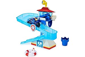 Paw Patrol Adventure Bay Bath Playset with Light-up Chase Vehicle