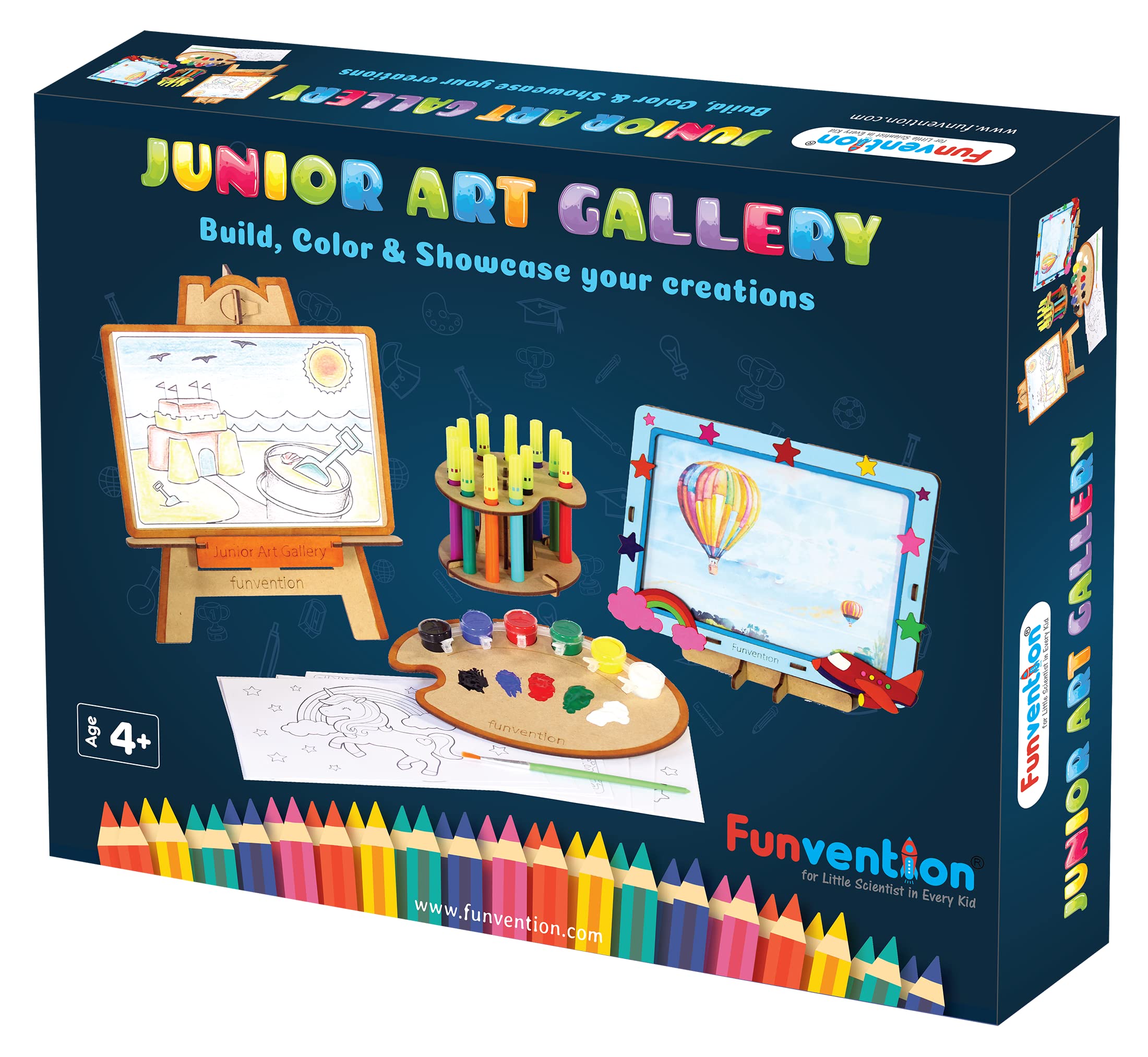 See full amazon price history chart for Funvention DIY Junior Art Gallery Paint Art & Craft Kit, Construction Activity Toys for Kids 3+ Years, Fun Learning Educational Best Birthday Gift Funvention DIY Junior Art Gallery Paint Art & Craft Kit, Construction Activity Toys for Kids 3+ Years, Fun Learning Educational Best Birthday Gift (B0BGFS31JP) Amazon Price History, Amazon Price Tracker