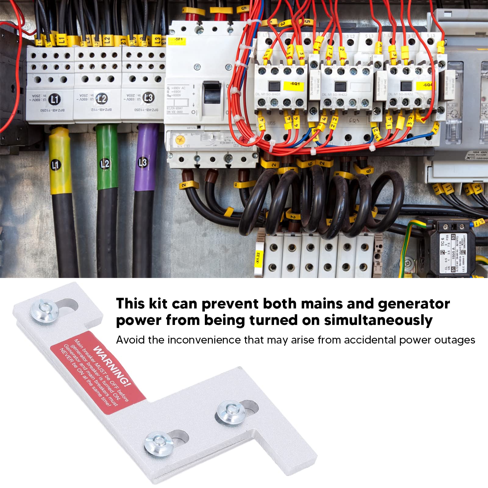 Snapklik.com : Hilitand ITE-200A Generator Interlock Kit, Compatible