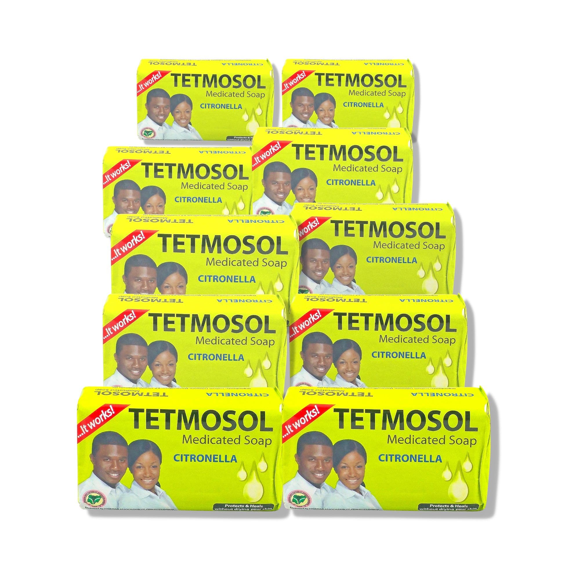 Savon Médicamenteux TETMOSOL Au Tétmosol - 100g, Combat Infections Cutanées, Neuf