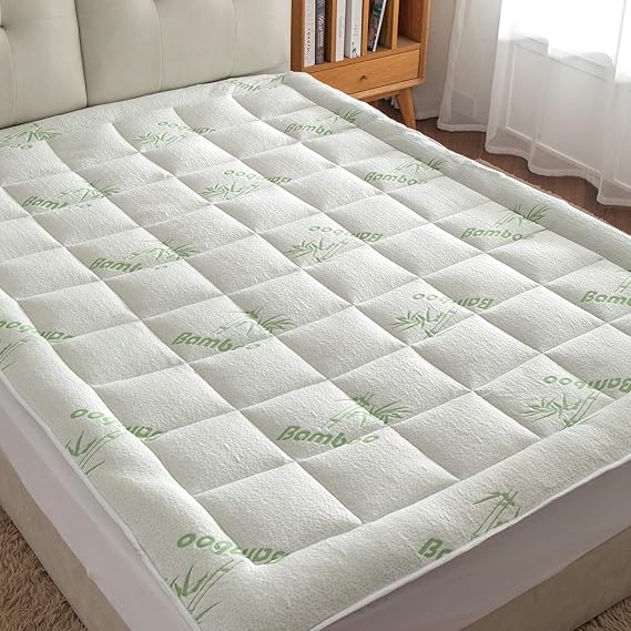 Mattress Pad King Size, Cooling Mattress Protector Pillow