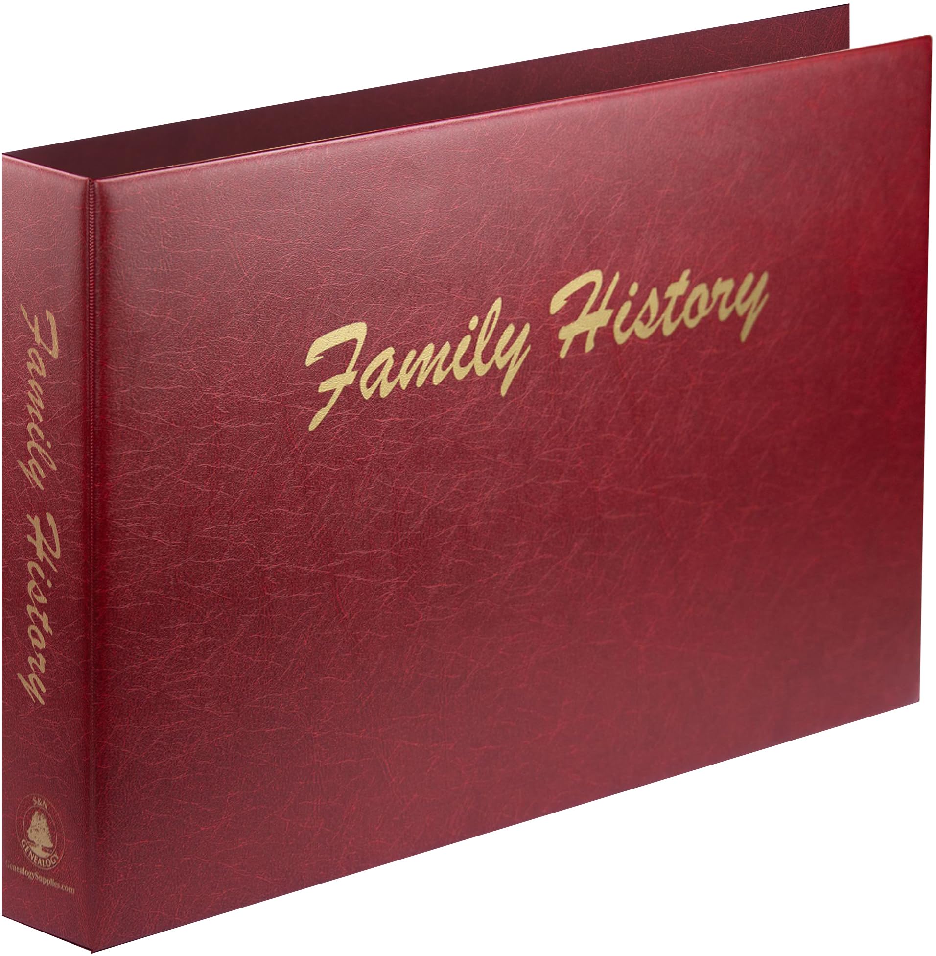 A3 Binder Family History (Burgundy)