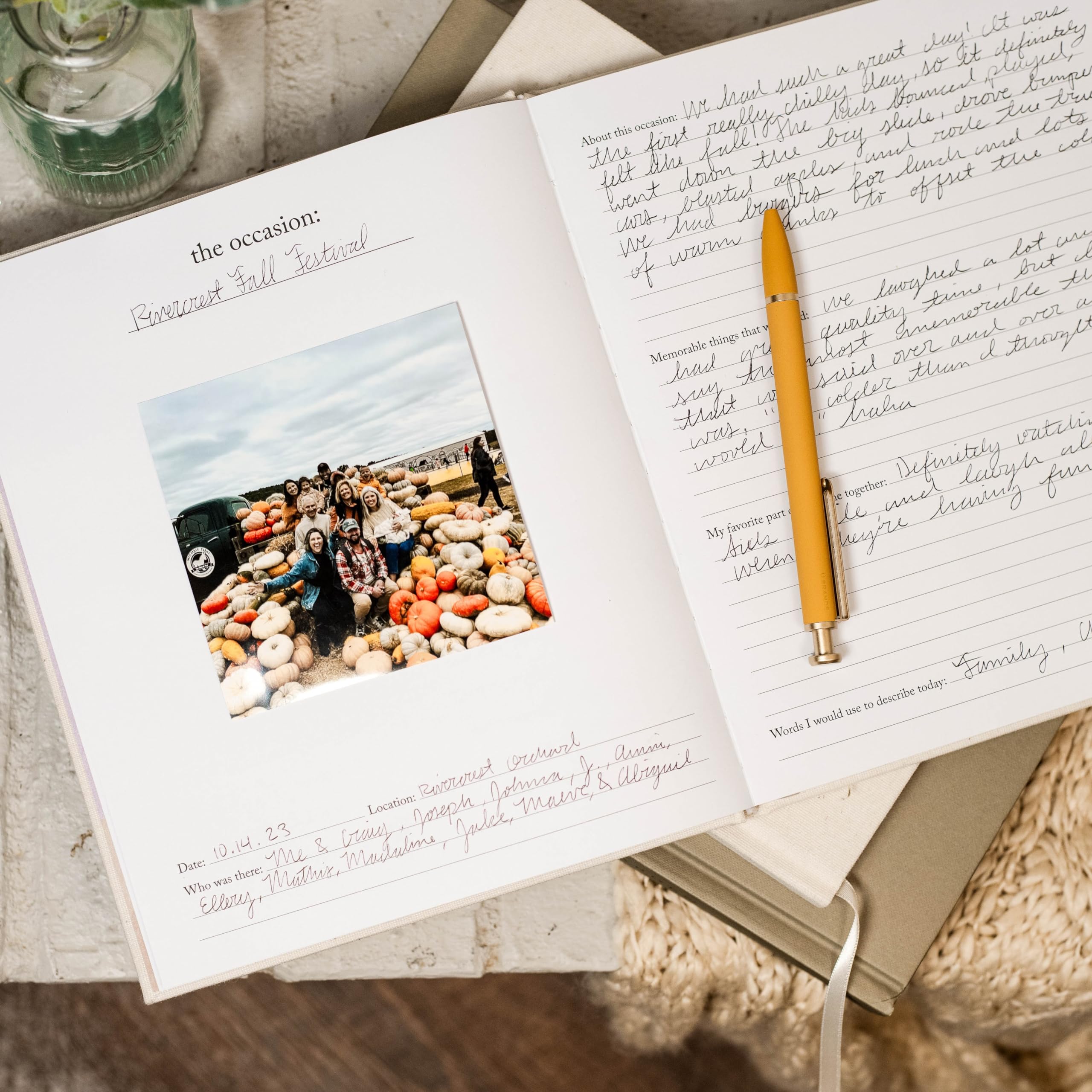 DUNCAN & STONE PAPER CO. Grandparents Memory Book (Ivory) Capture Moments & Memories Between Grandparents and Grandchildren with Guided Prompts and Photos - Image 3