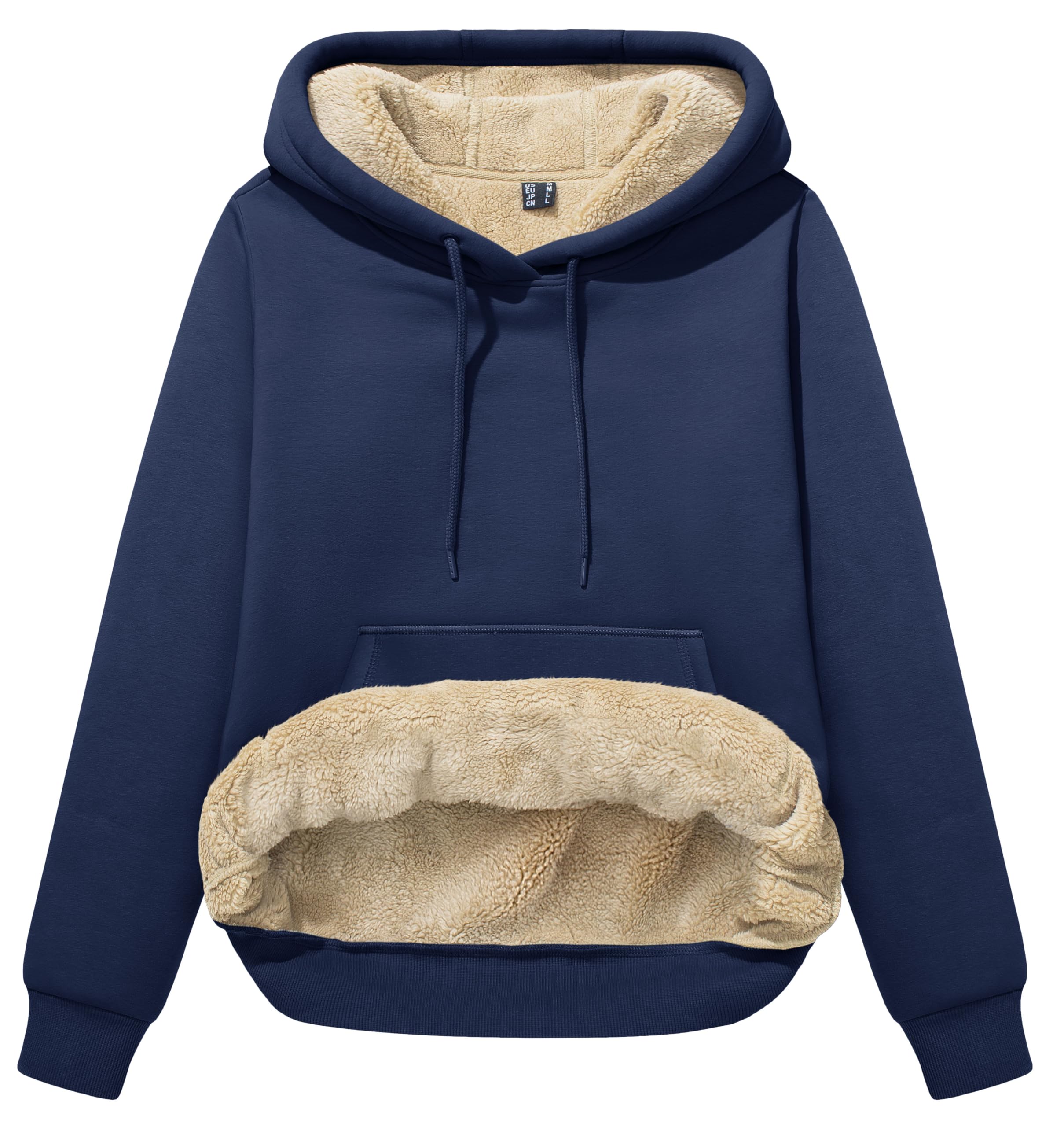 MAGCOMSEN Women's Thick Fleece Lined Hoodie