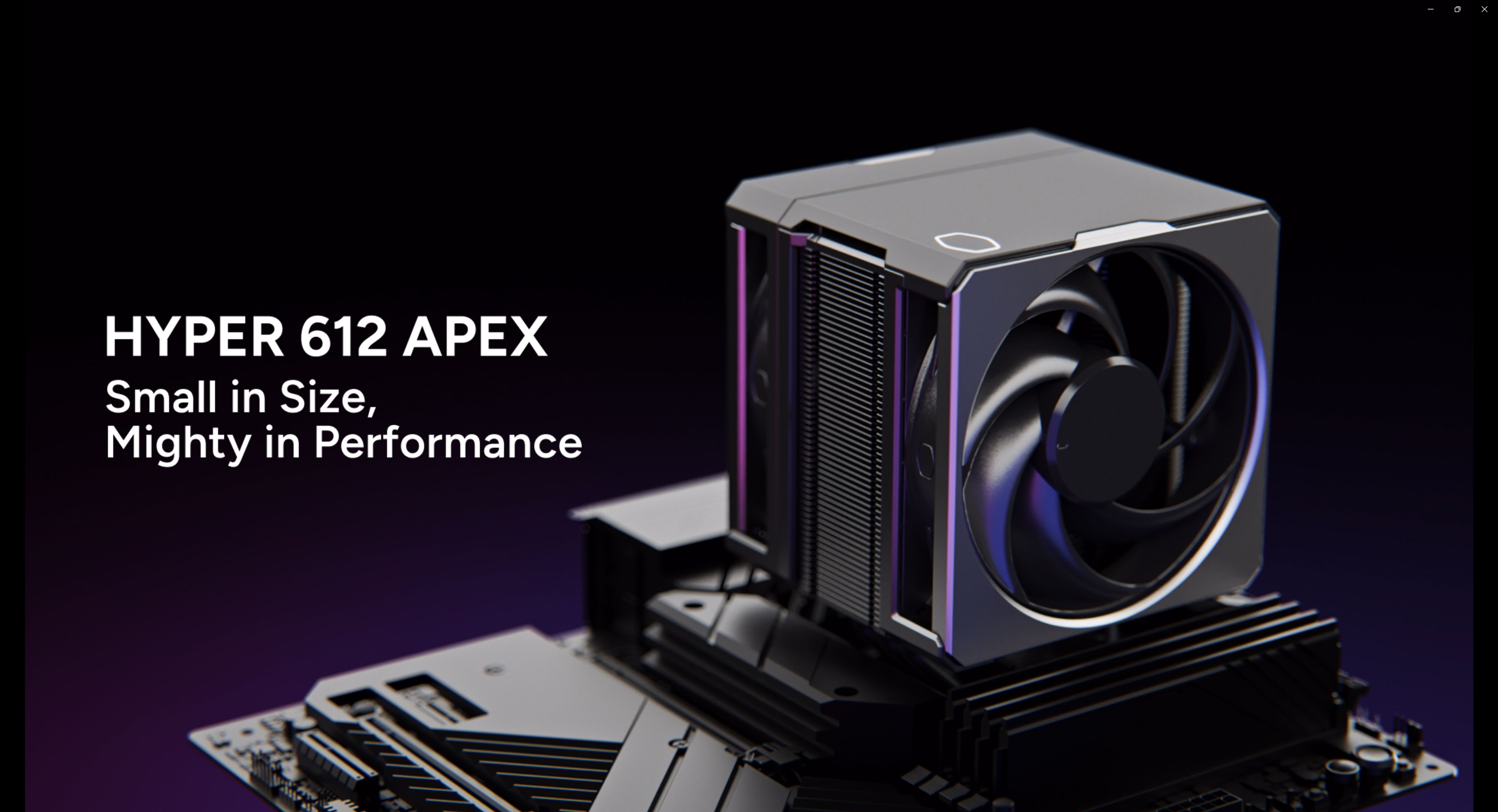 Cooler Master Hyper 612 APEX 空冷CPUクーラー 120mm