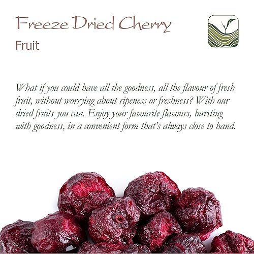 Miniatura 6 de Cereza liofilizada orgánica entera - Gran sabor a bayas deshidratadas congeladas frutas de cerezas secas