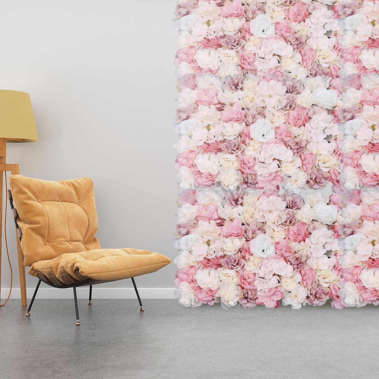 Künstliche Blumenwand Rosenwand Kunstblumen Wandpaneele Künstliche Blumen Wanddeko Blumen DIY Hochzeit Straße Hintergrund Für Hintergrund Fotografie Hochzeit Babyparty Geburtstags