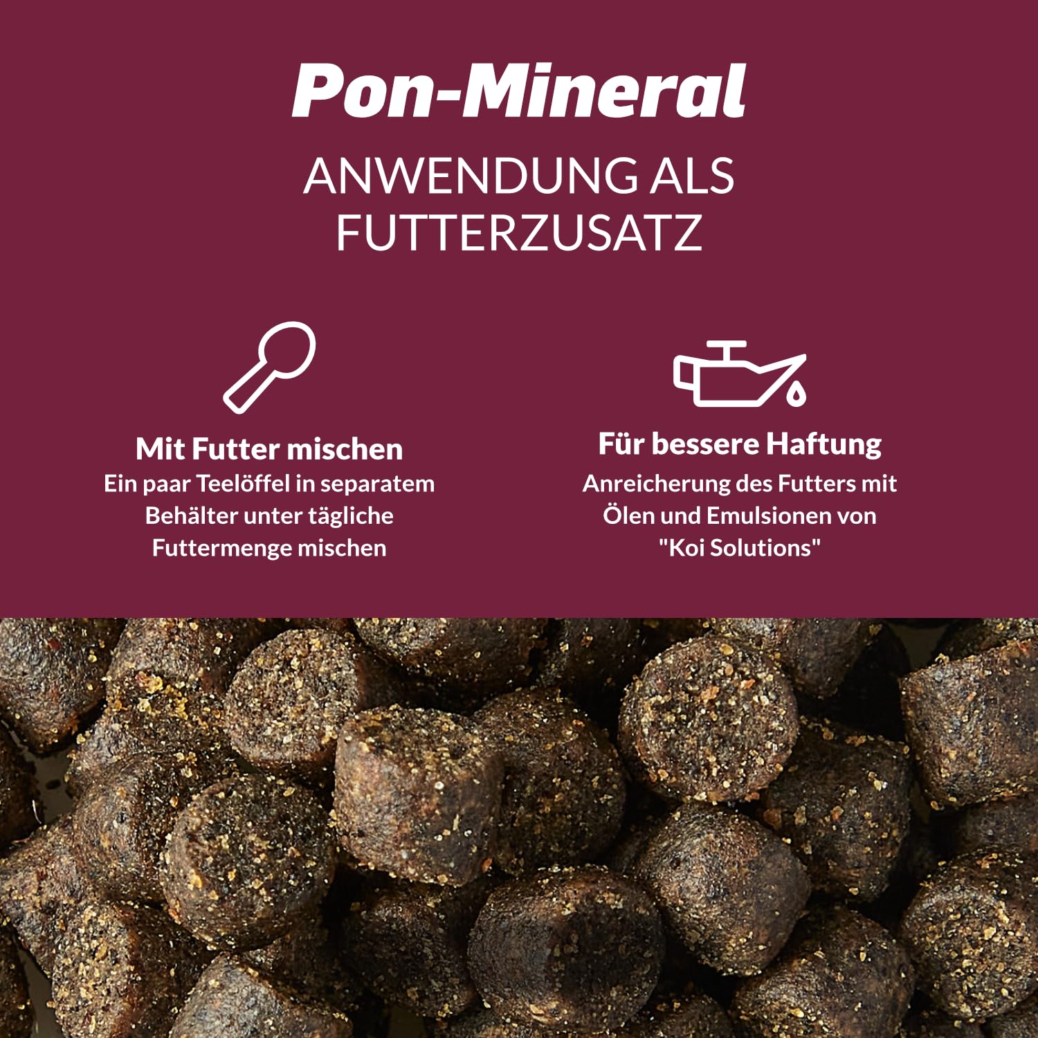 KOIPON Pon-Mineral 7,5 kg Teichmineralien für klares Wasser, senkt Nitrit | Hochwertige Teichmineralien stabilisieren das Wasser & senken Nitrit – Teichpflege für klares, gesundes Wasser