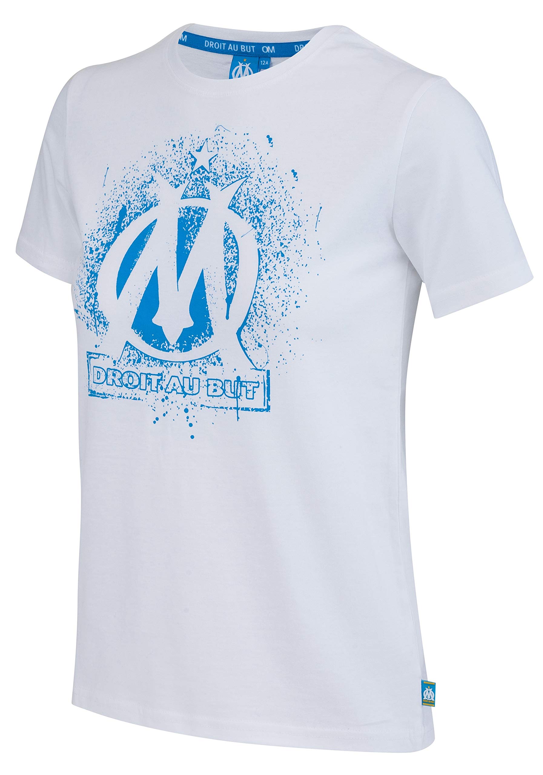 T-Shirt Fan OM Femme - Collection Officielle Olympique De Marseille | Coton Jersey | Supporteur OM