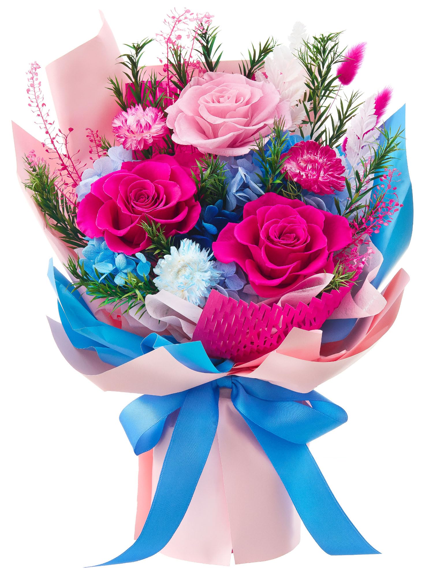 Amazon.com: Flomoon Preserved Flowers Bouquet, Forever Flowers