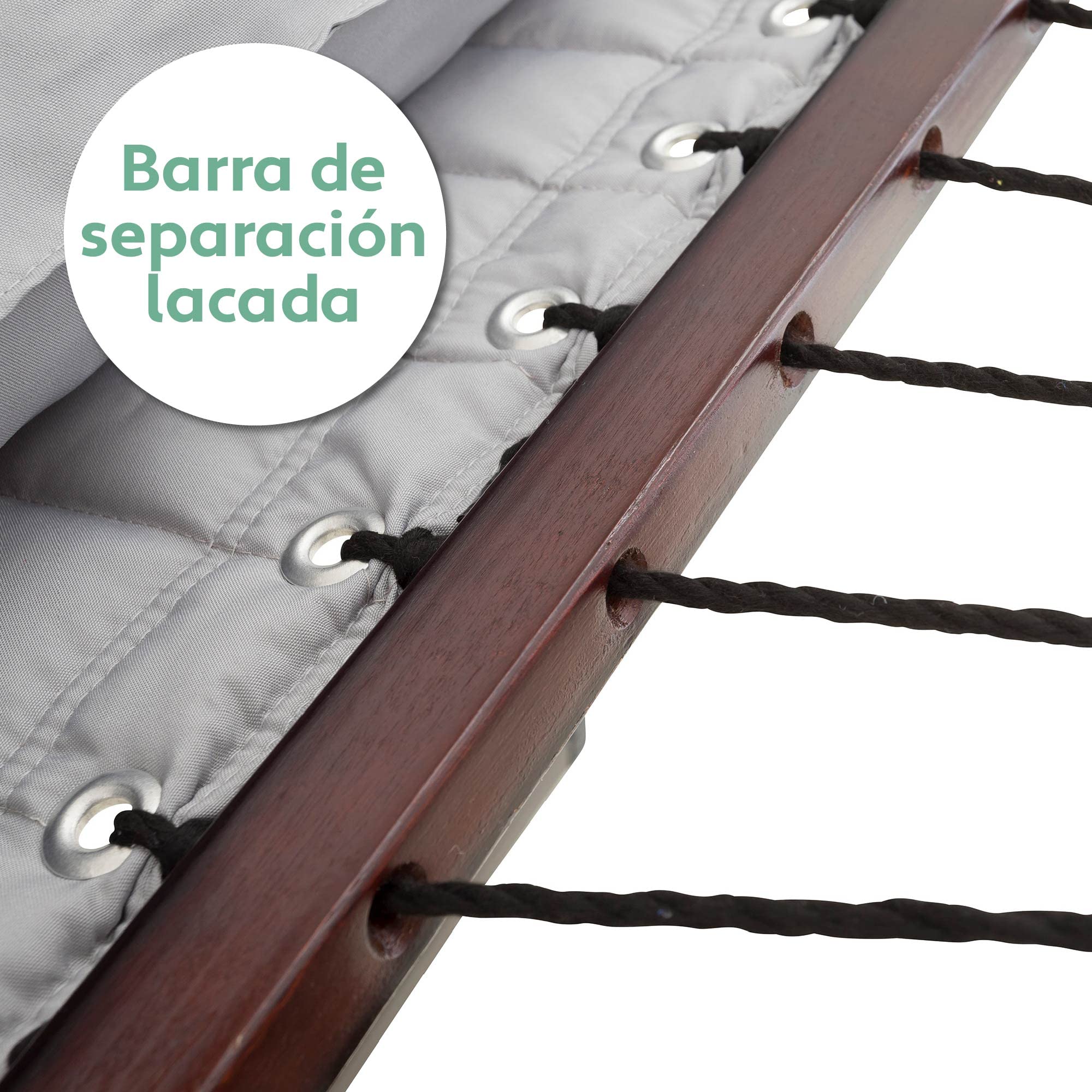 VITA5 Hamaca Doble con Soporte y Mesa Auxiliar 200 kg | Disfruta del Descanso en Jardín o Piscina con Portabebidas Integrado y Espacio para Dos Personas
