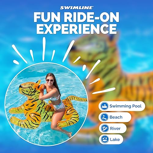 Miniatura 6 de Swimline 90447 Tiger Pool Float 73"34"33"