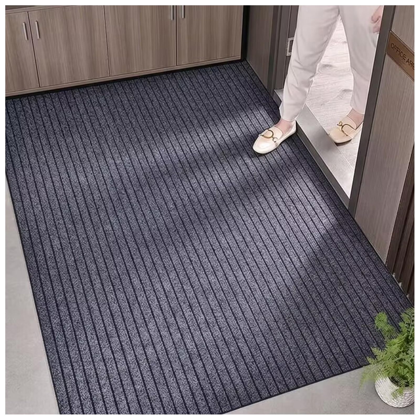 Fußmatte Innen & Außen – rutschfeste Schmutzfangmatte, Waschbar & Wetterfest – Hochwertige Sauberlaufmatte Für Haustür, Flur Und Eingangsbereich(120 x 145 cm)