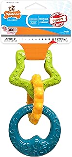 Nylabone Puppy Power Rings Chew Toy - Tough and Durable...