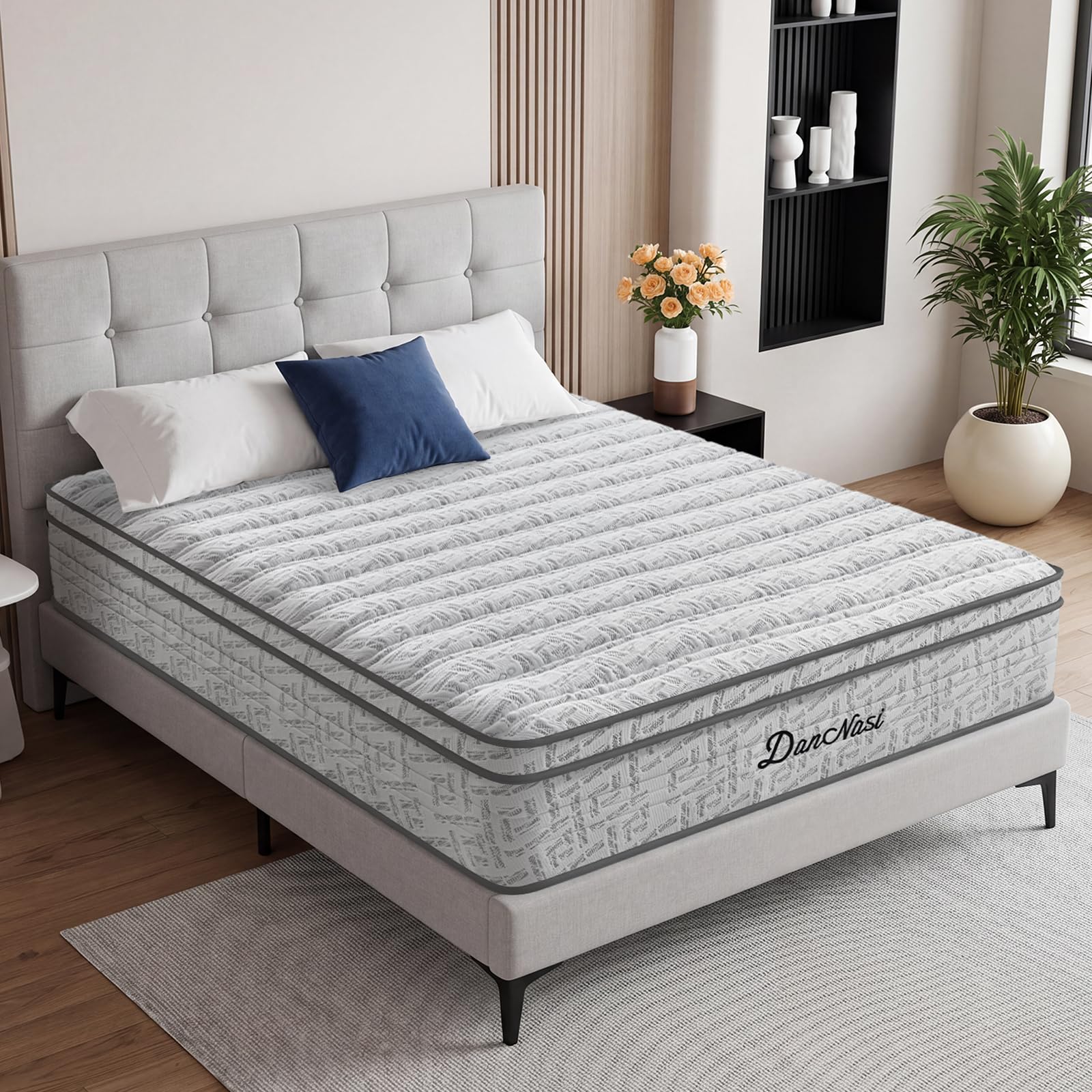 The 5 Best Full Mattresses Under $100 in 2026 3 DANNASI Full Size Mattress, 12 Inch Gel Memory Foam Hybrid Double Bed Mattress, — product photo