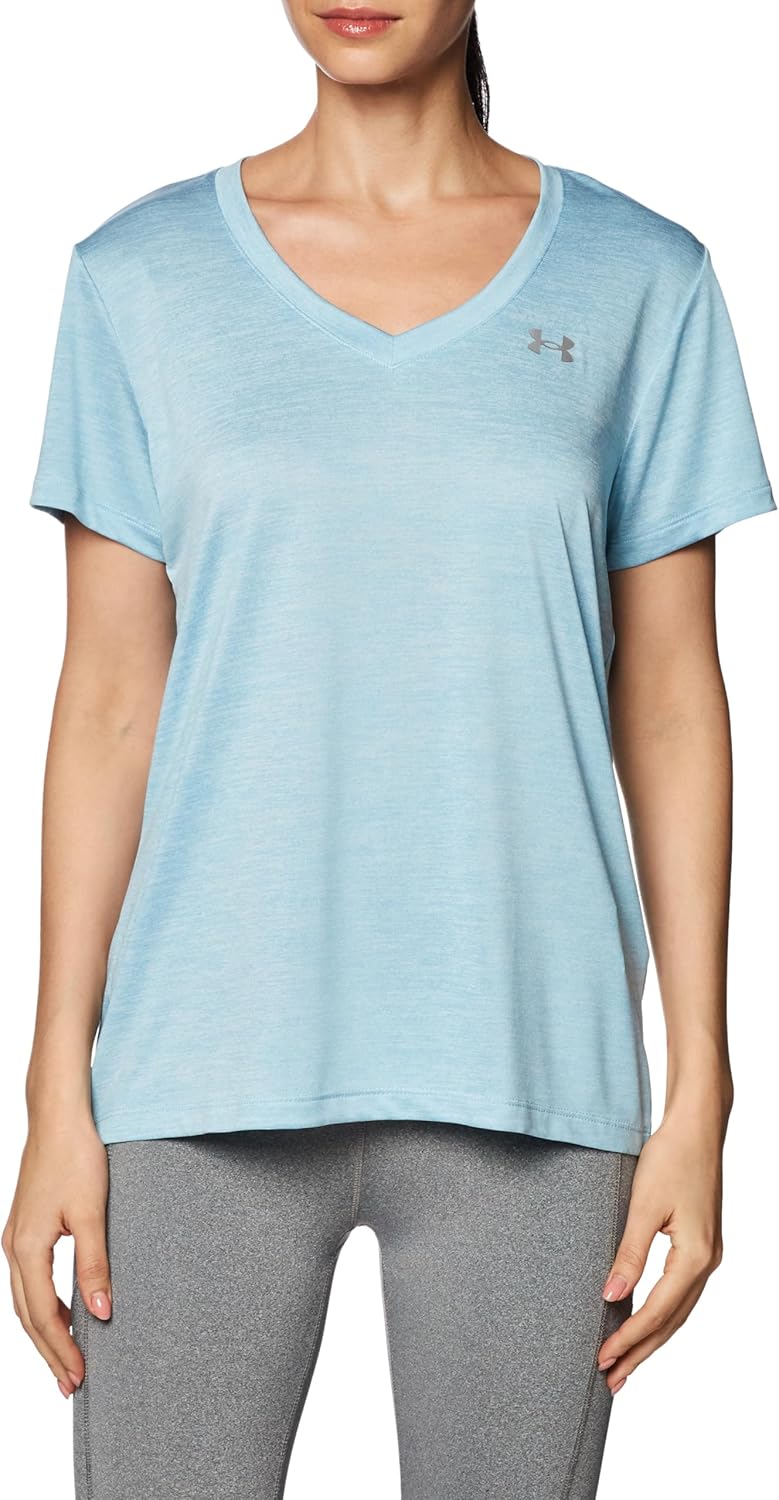 UA Women’s Tech V-Neck Twist Tee – Wicking Comfort UA Women’s Tech V-Neck Twist Tee – Wicking Comfort