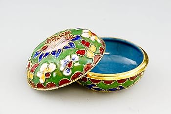 Amazon.co.jp: 中国 七宝焼 ジュエリーボックス 小物入れ ピルケース