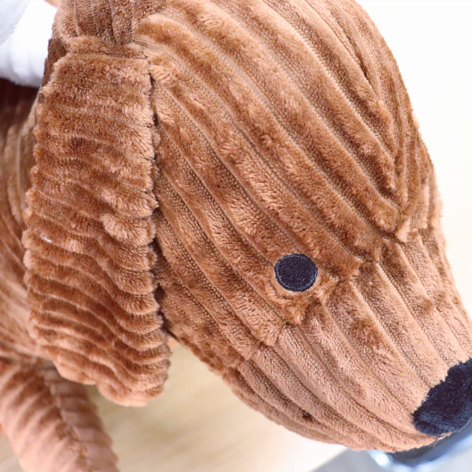 Cuscino per Animali Imbottiti Cuscino Cani in Peluche Cuscino Lungo e Morbido Regalo di Compleanno Natale, 110 cm (Bassotto)