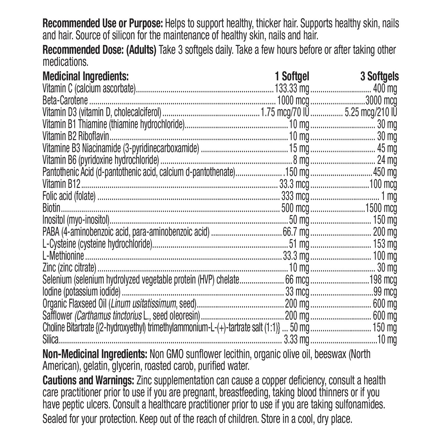 Amazon.com: Prairie Naturals Hair Force Softgels, 90 Count 
