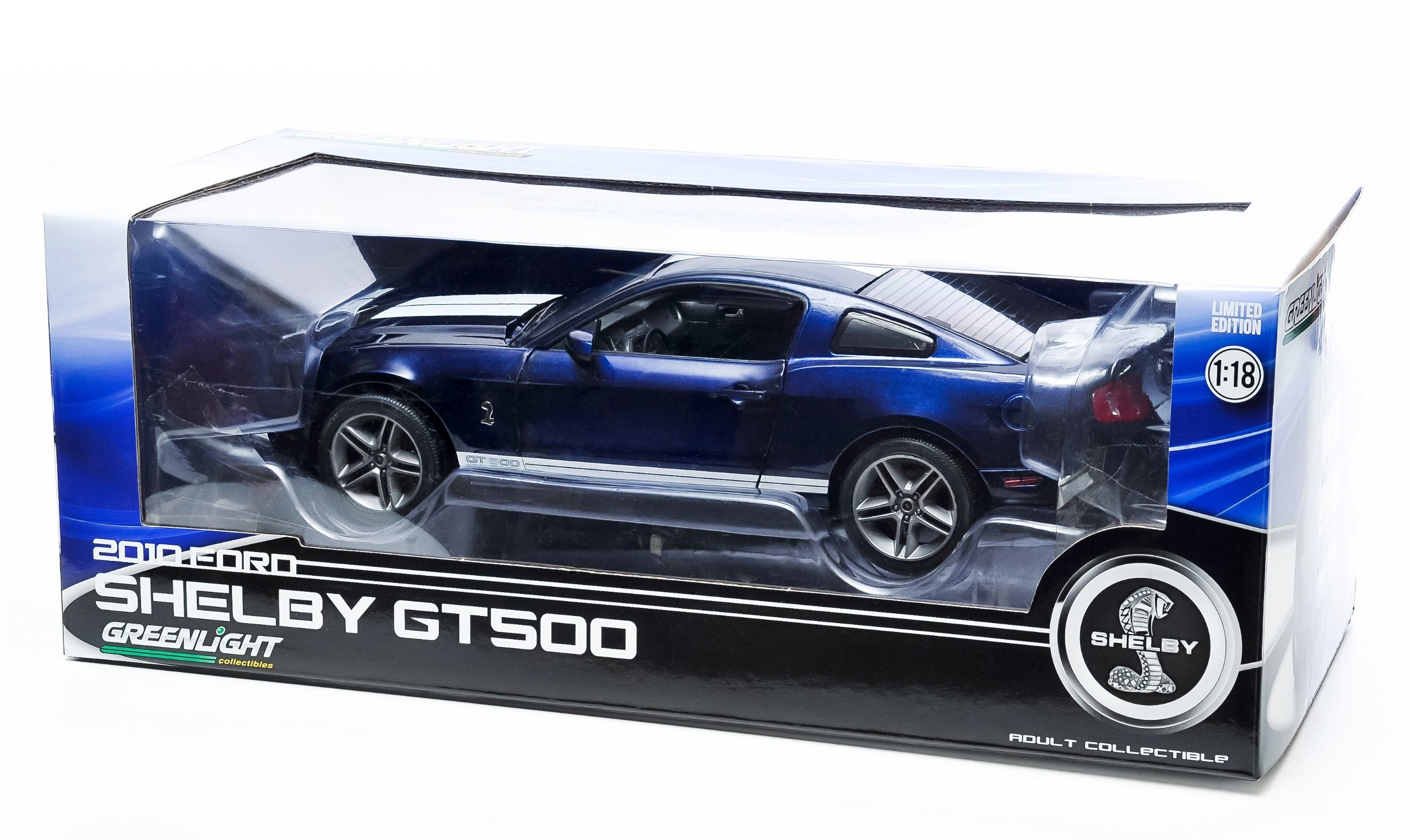 Collectibles 783 12824 1:18 Scale 2010 Ford Mustang Shelby GT500