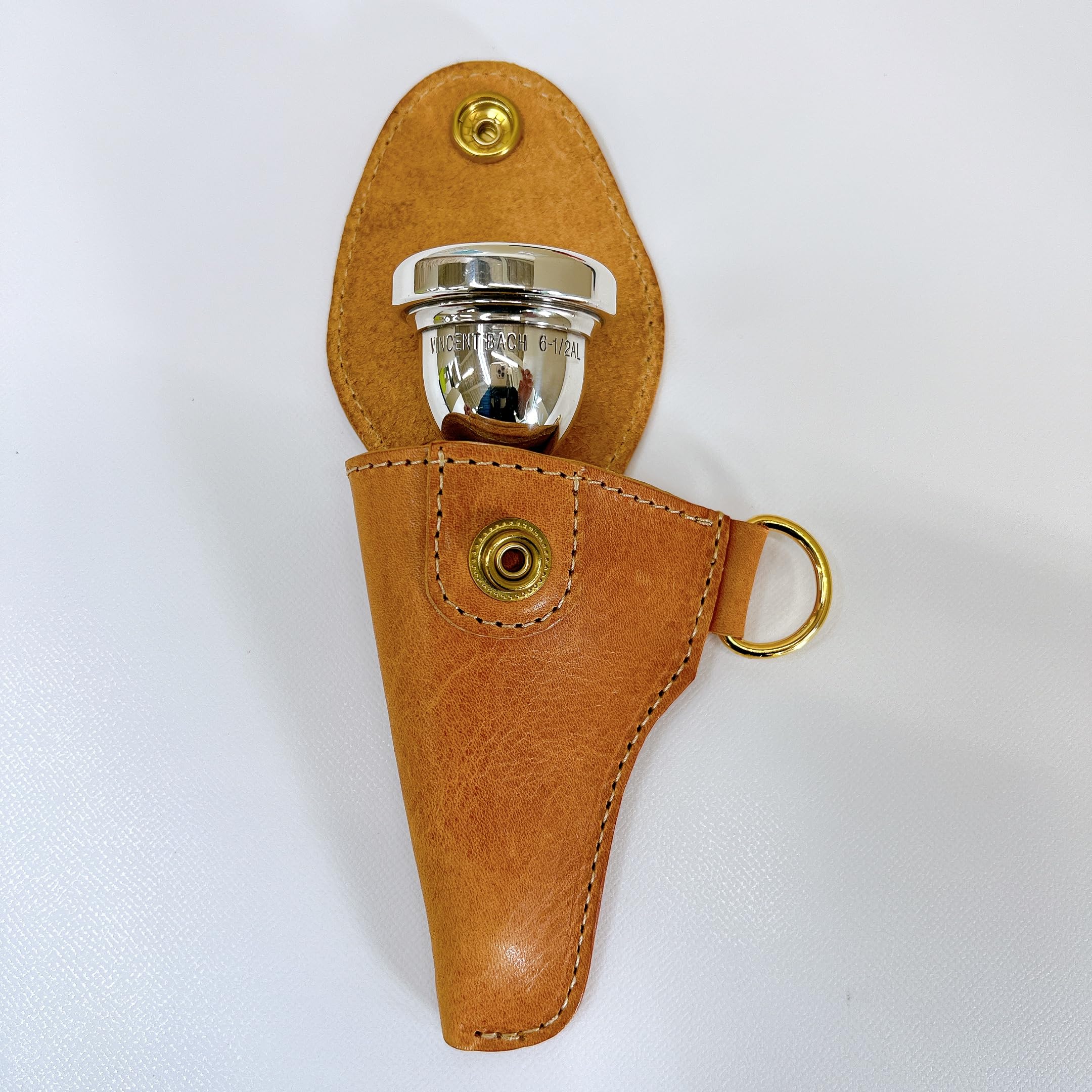 Amazon | トロンボーン ユーフォ (キャメル) マウスピースポーチ 本革