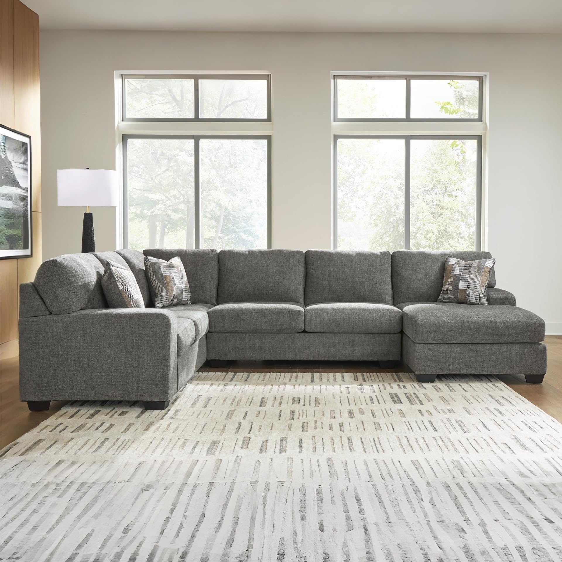 Amazon.com: Signature Design by Ashley U-Shaped Double Chaise