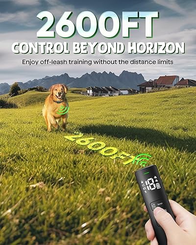 Miniatura 4 de Collar de choque para perro, 2023, fácil de usar, IPX7, impermeable, collar de entrenamiento para perros con 3 modos de choque eléctrico para 10-120