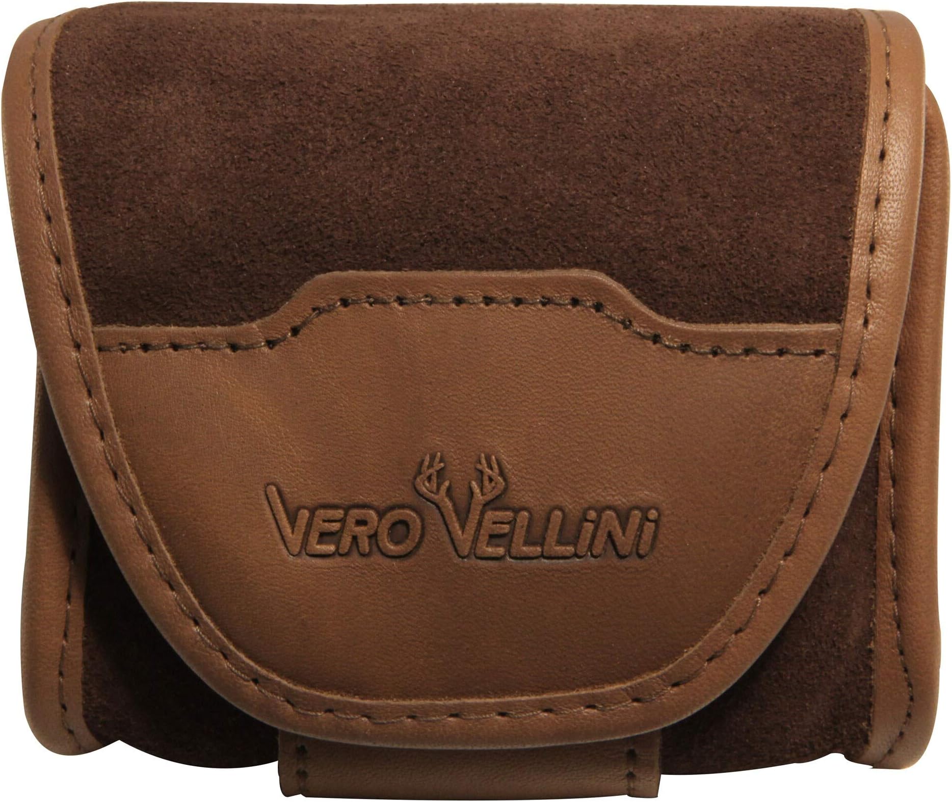 Vero VelliniVV Leather Cartridge Case (Brown Suede)