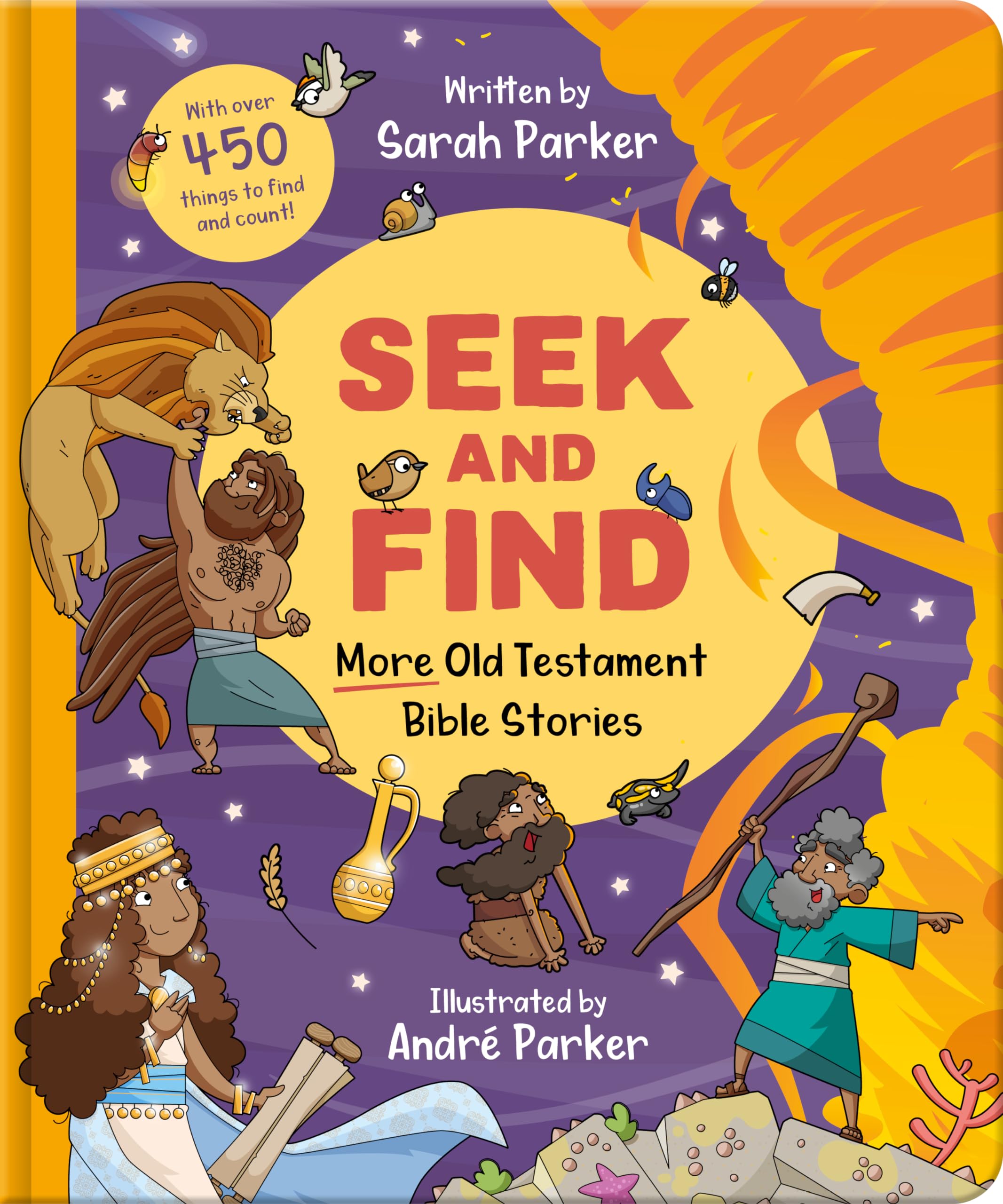 Seek and Find: More Old Testament Bible Stories: With over 450 Things to Find and Count! (Fun interactive Christian book to gift kids ages 2-4)