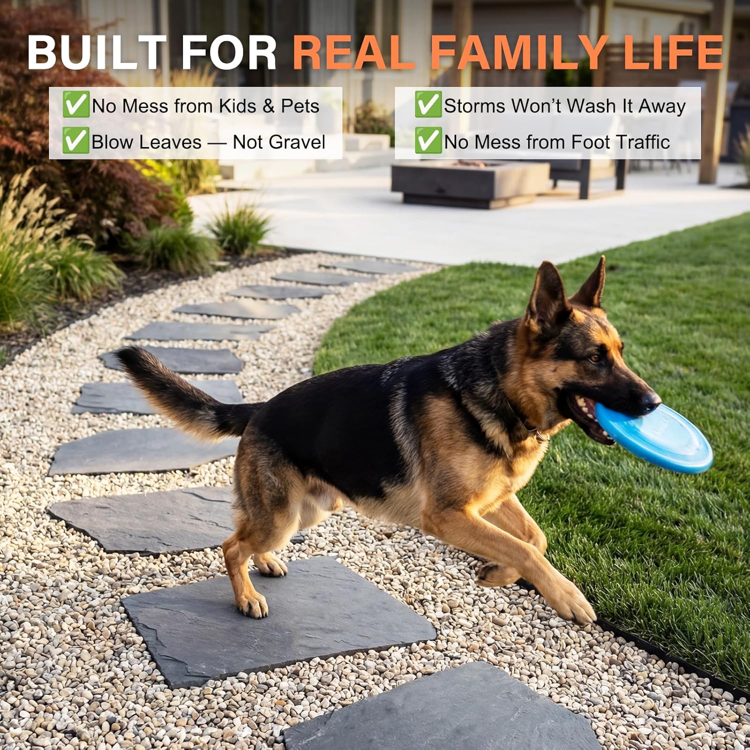 Teexpert Rock Glue for Landscaping - 2 Gallon Pea Gravel Binder Stabilizer - Concentrate Long-Lasting Hold, Permeable & Dries Clear - Stone Adhesive for Garden, Walkways, Patios & Driveway Edge